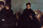 Edgar Degas Duchess di Montajesi with Her Daughters oil painting on canvas